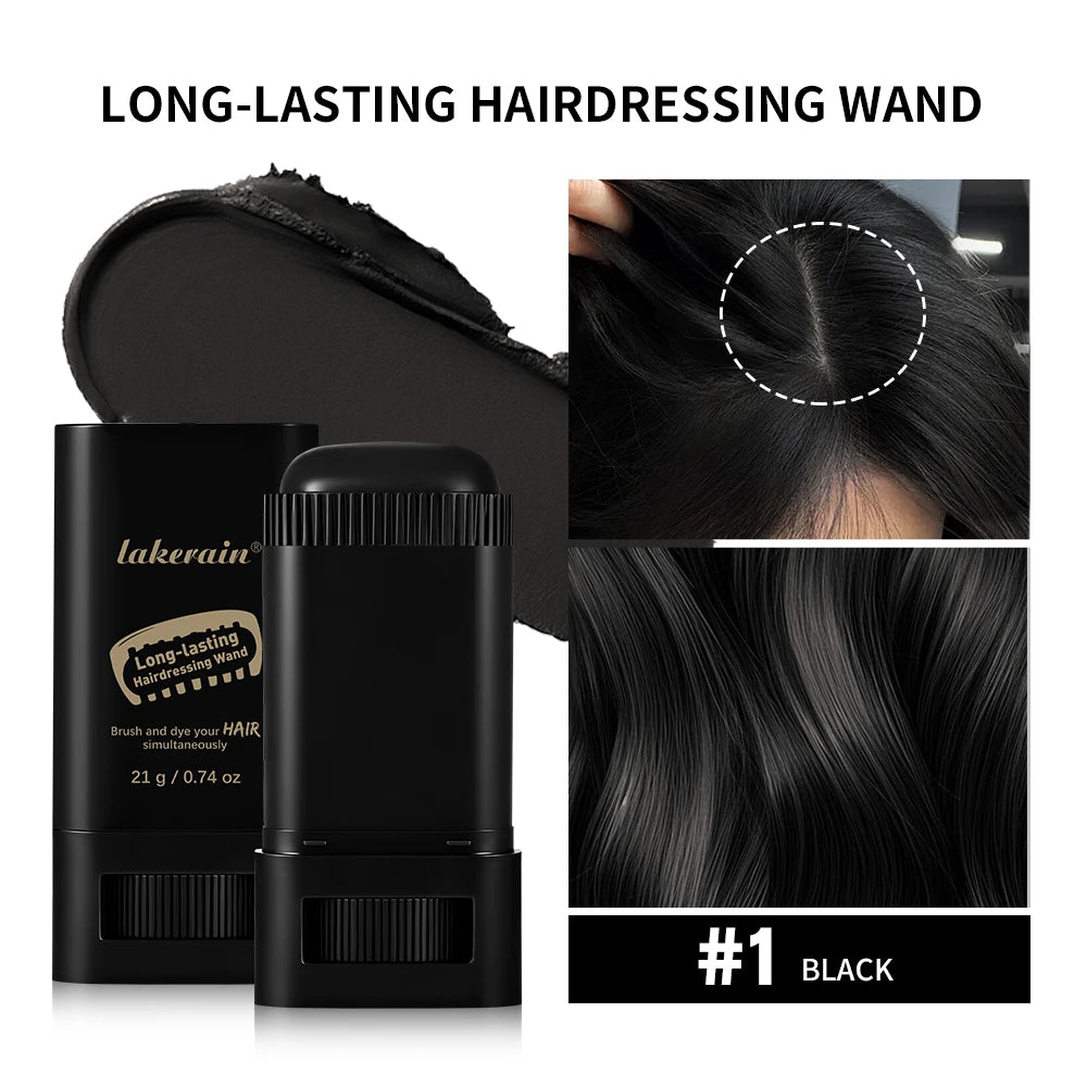 Instant Gray Hair Root Touch-Up Stick for Natural Color Coverage