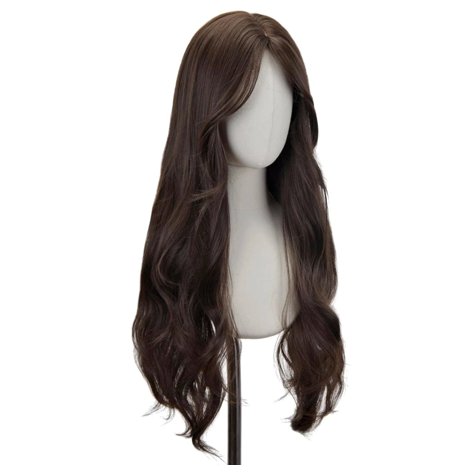 Natural Wavy Long Synthetic Wig for Daily Wear and Styling - 4