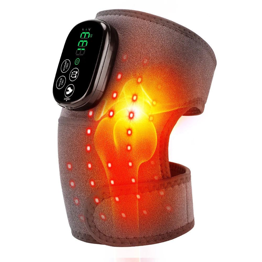 Cordless Heated Knee and Joint Wrap with Adjustable Heat and Red Light - 15