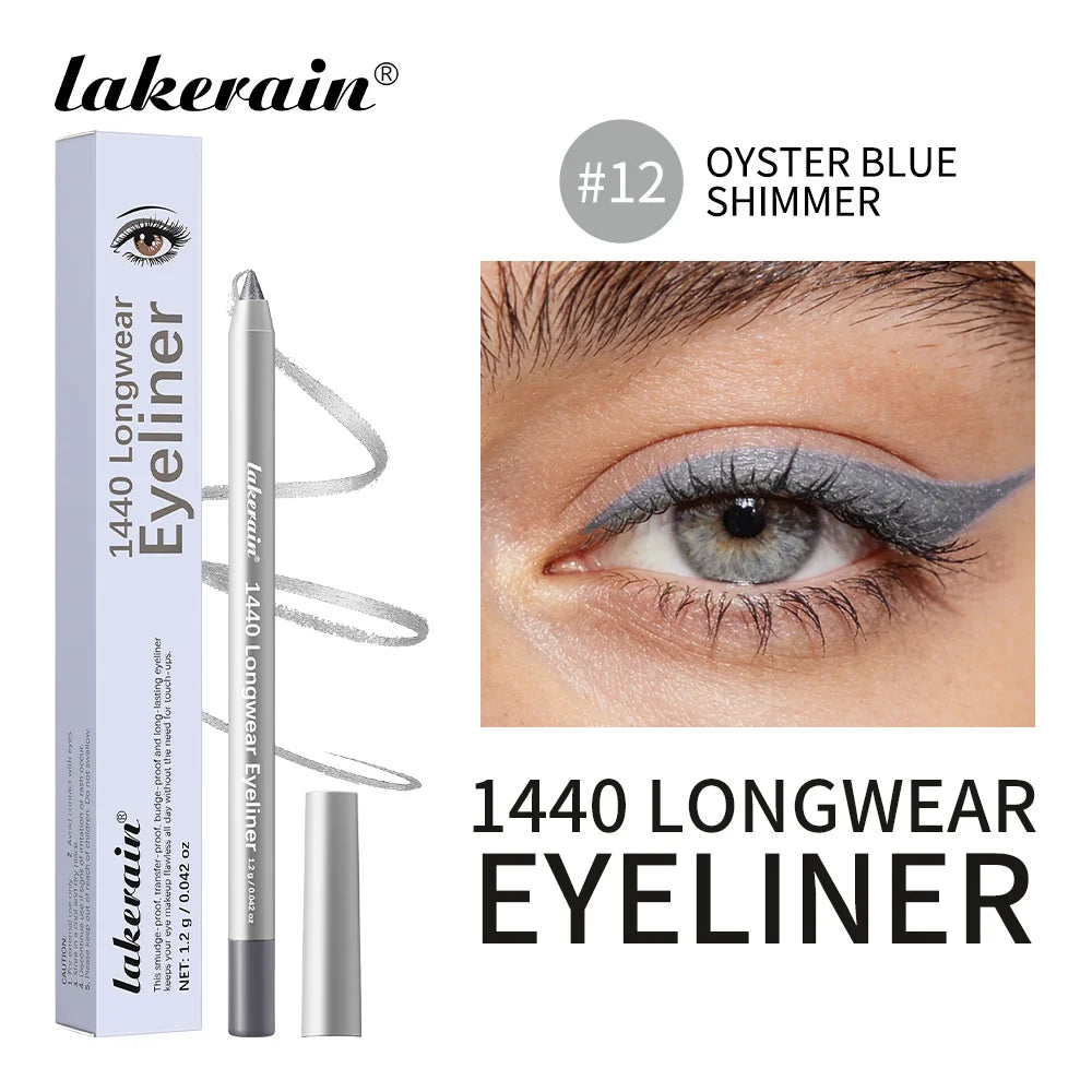 Waterproof Long-Lasting Smudge-Proof Eyeliner Pencil for All Day Wear