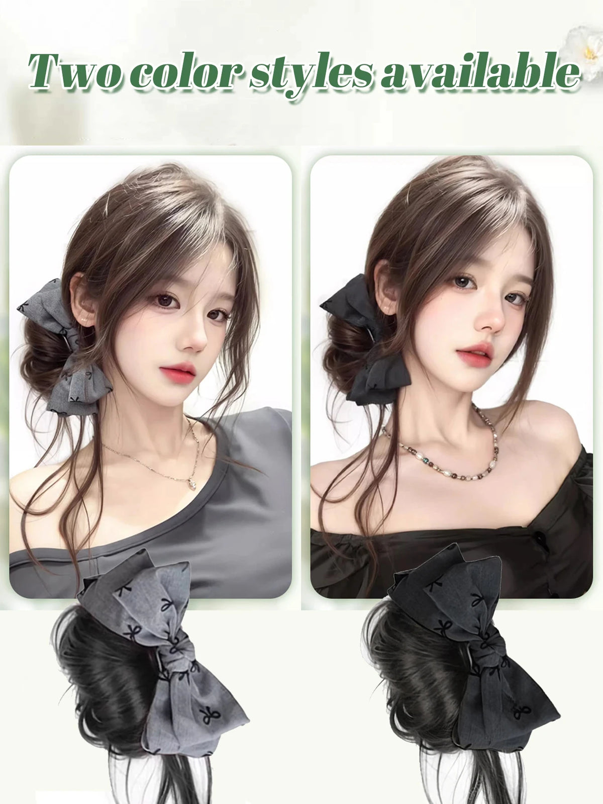 Fluffy Claw Clip Hair Bun for Elegant Updos