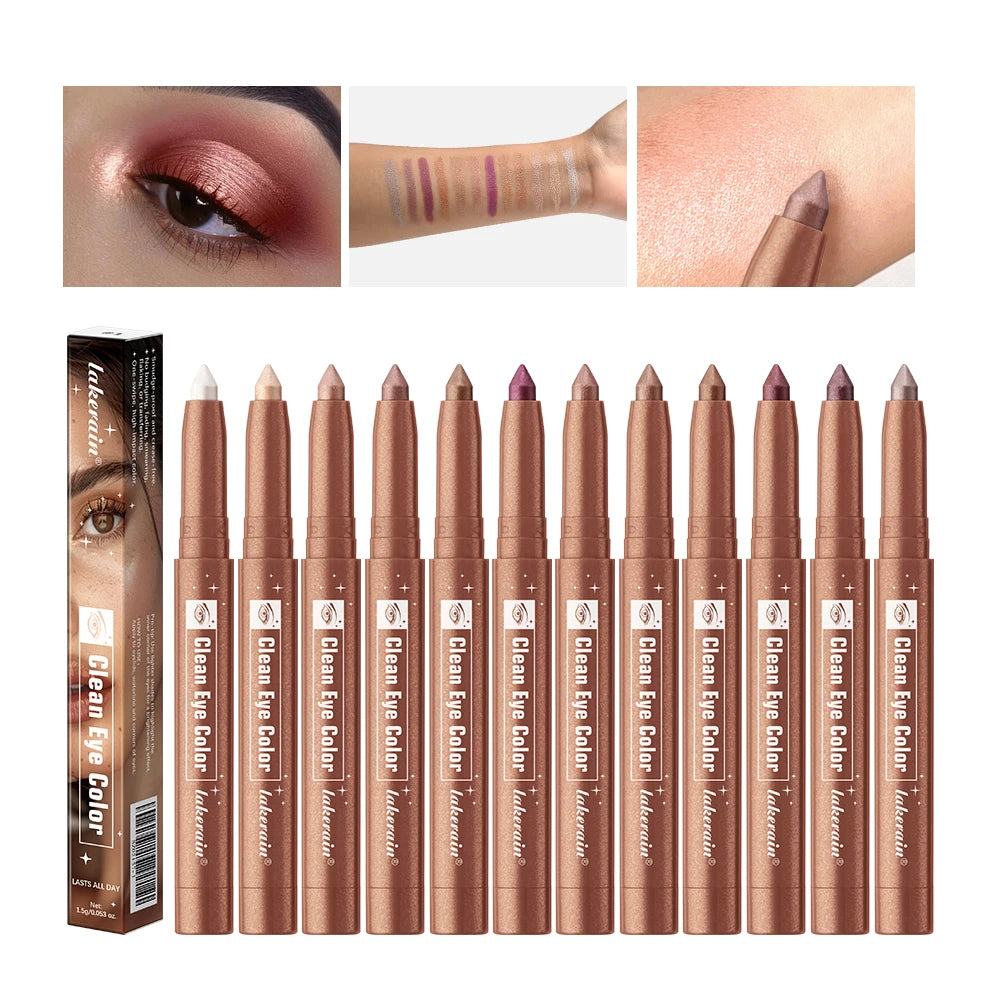 Creamy Eyeshadow Stick for Long-Lasting Shimmer and Metallic Eye Looks - 4
