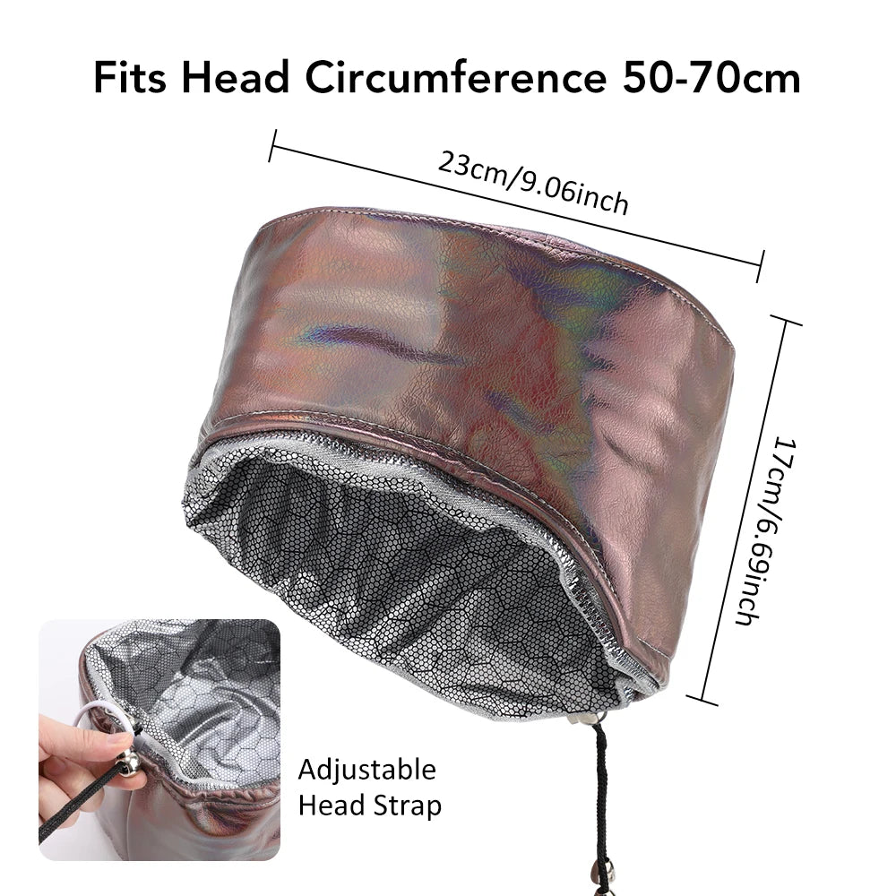 Electric Thermal Hair Steamer Cap for Deep Conditioning Treatments