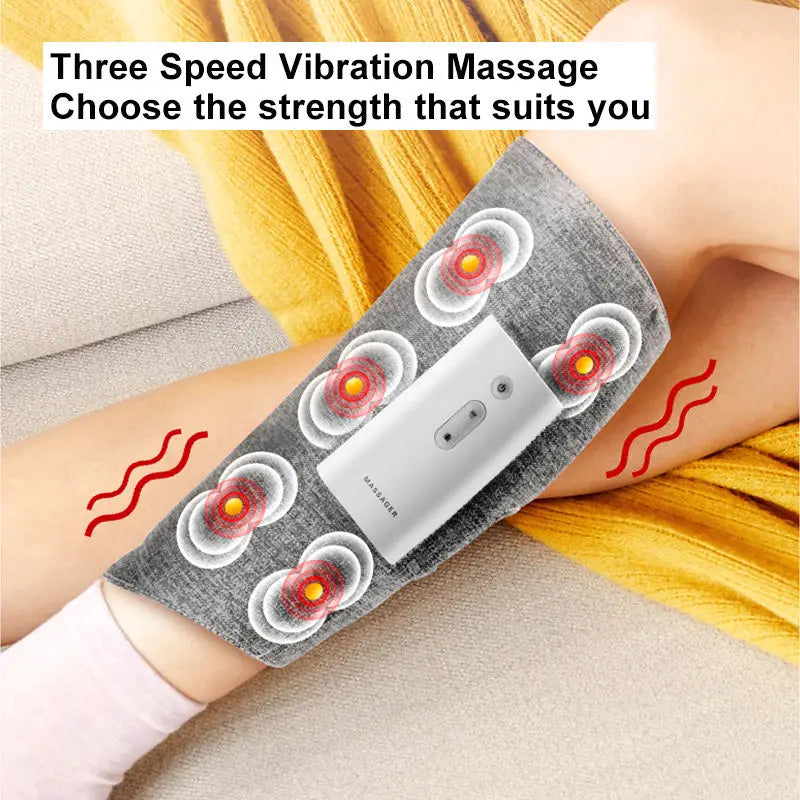 Cordless Air Compression Leg Massager for Muscle Relief and Circulation - 4