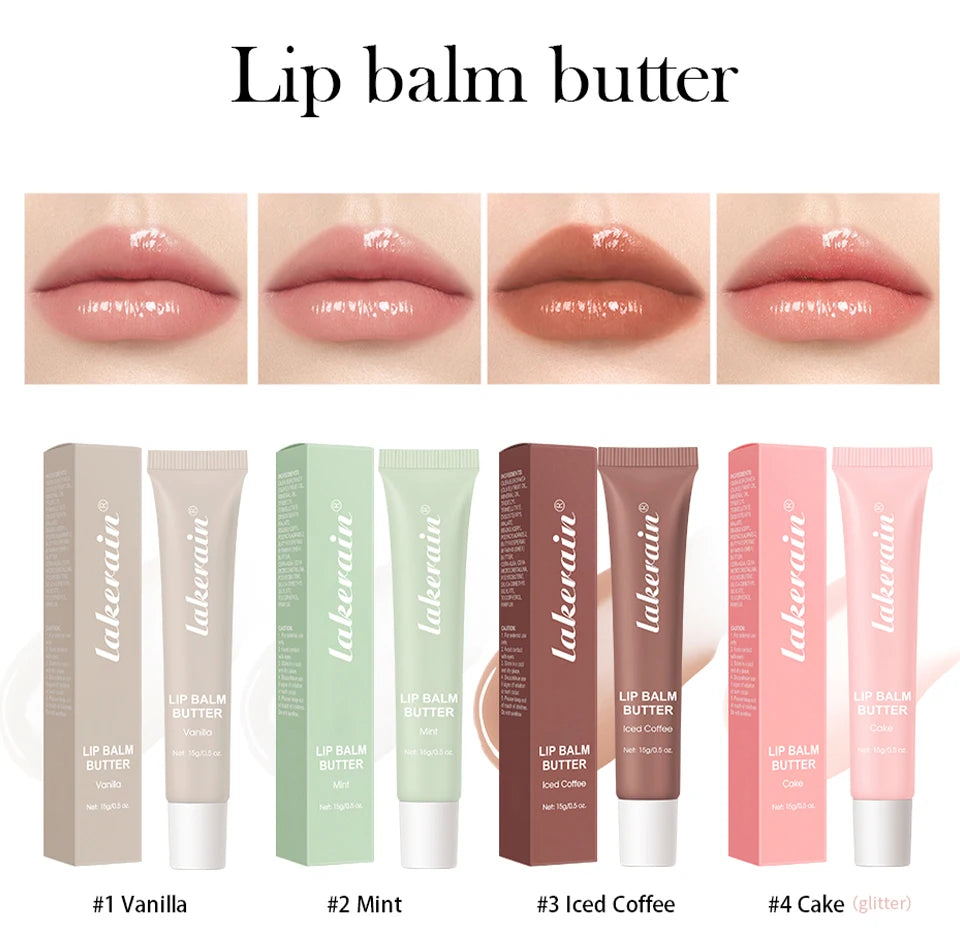 Hydrating Moisturizing Lip Balm Butter for Soft and Glossy Lips - 8