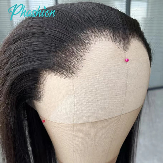 Pre-Plucked Straight Human Hair Lace Frontal for Natural Styles