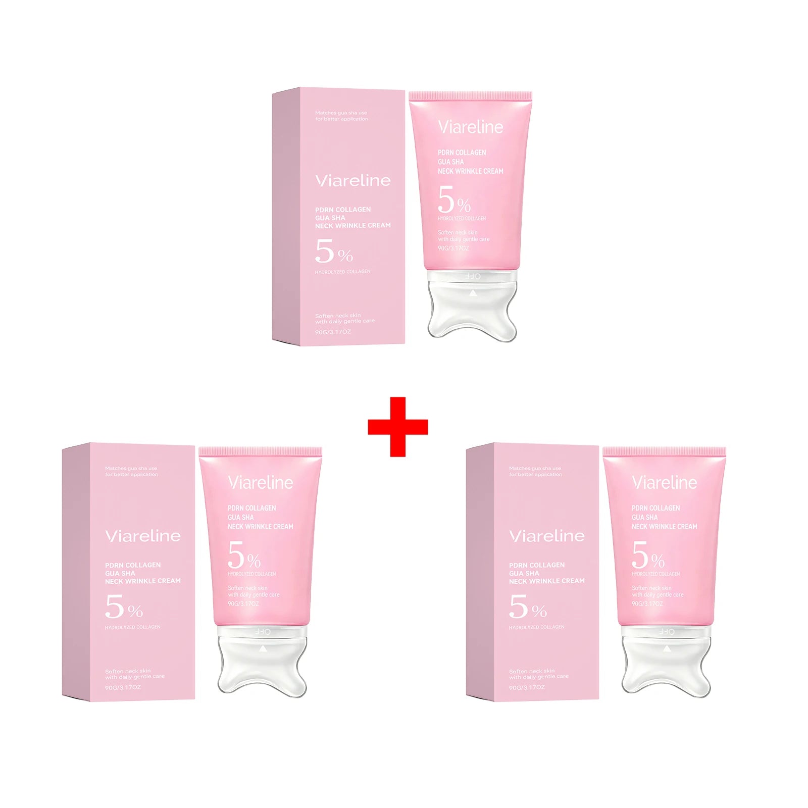 Collagen Firming Neck Cream with Integrated Gua Sha Massage Tool - 15
