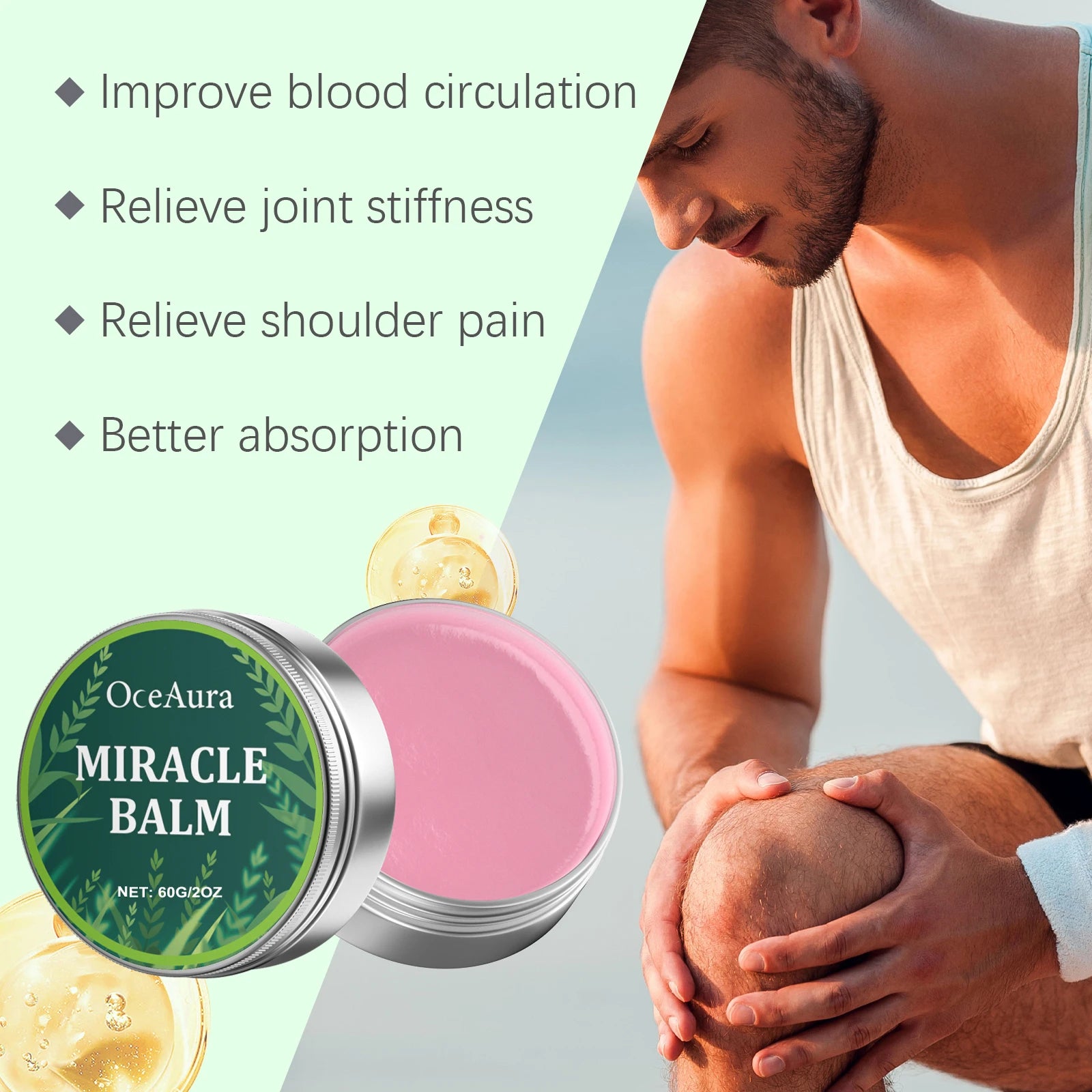 Herbal Muscle and Joint Relief Massage Balm for Daily Body Recovery - 11