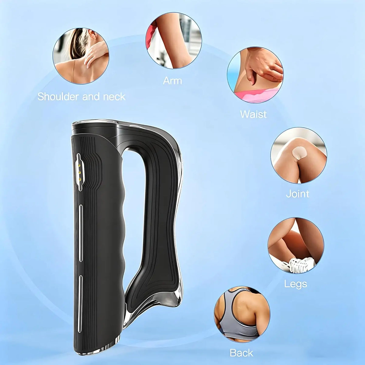 Electric Muscle Scraper Massager for Deep Tissue Relief and Recovery