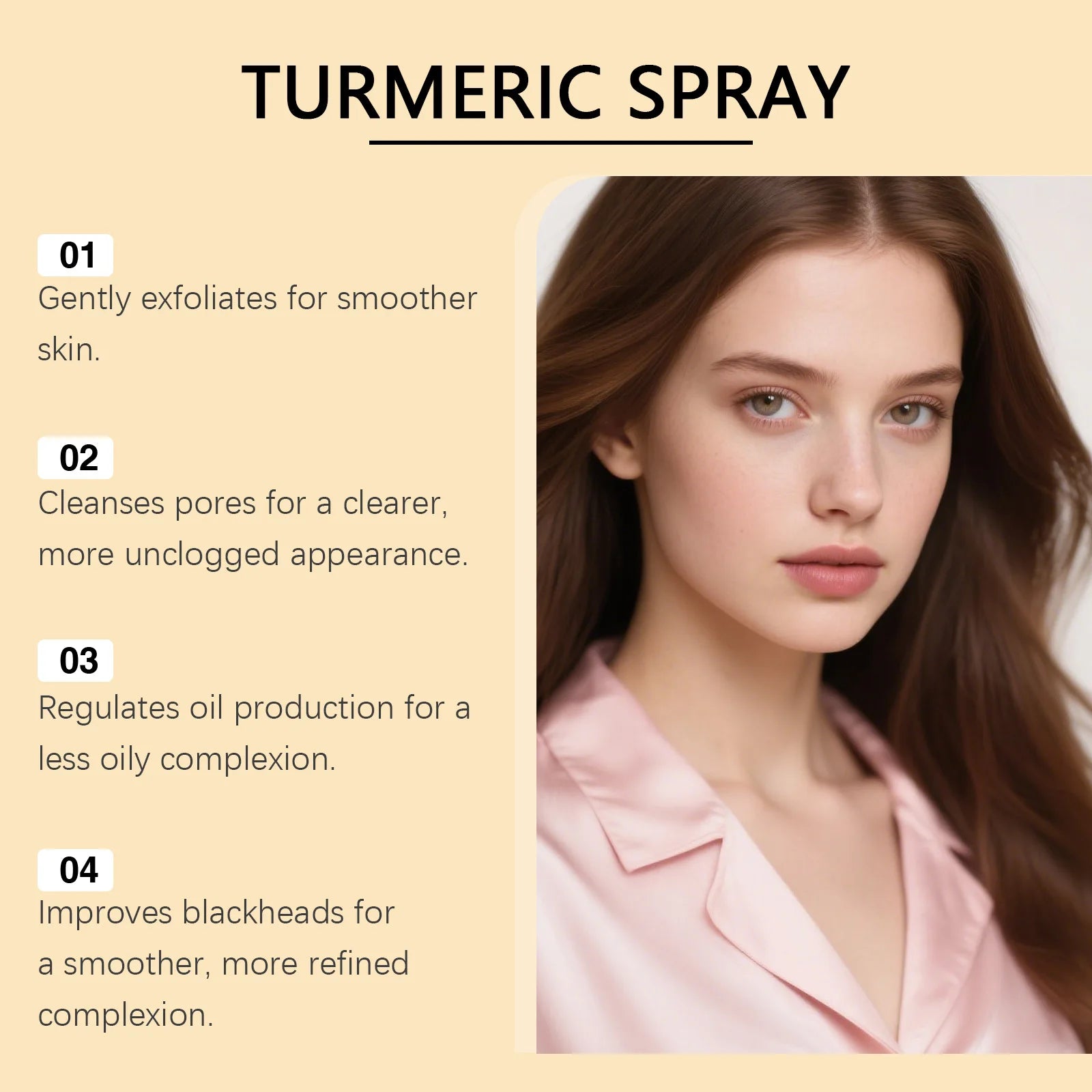 Kojic Acid Turmeric Exfoliating Facial Spray for Radiant Skin - 10