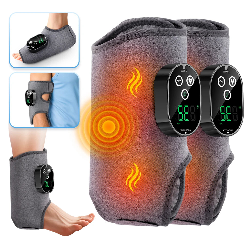 Heated Vibration Ankle and Foot Massager for Pain Relief and Recovery - 18