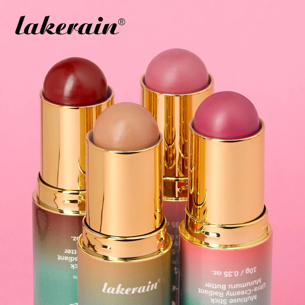 Double-Ended Cream Bronzer and Blush Stick for Face and Lips - 2