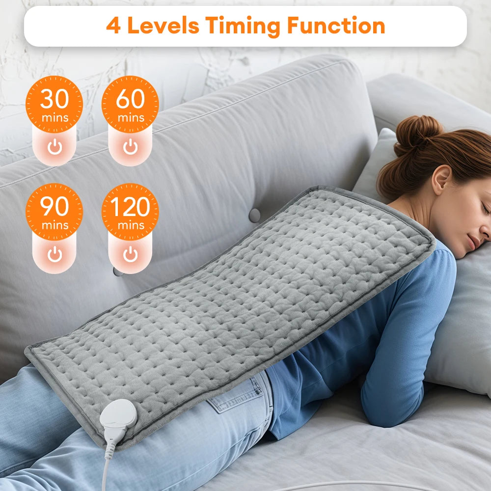 Electric Heating Pad for Back Neck and Shoulder Pain Relief - 8