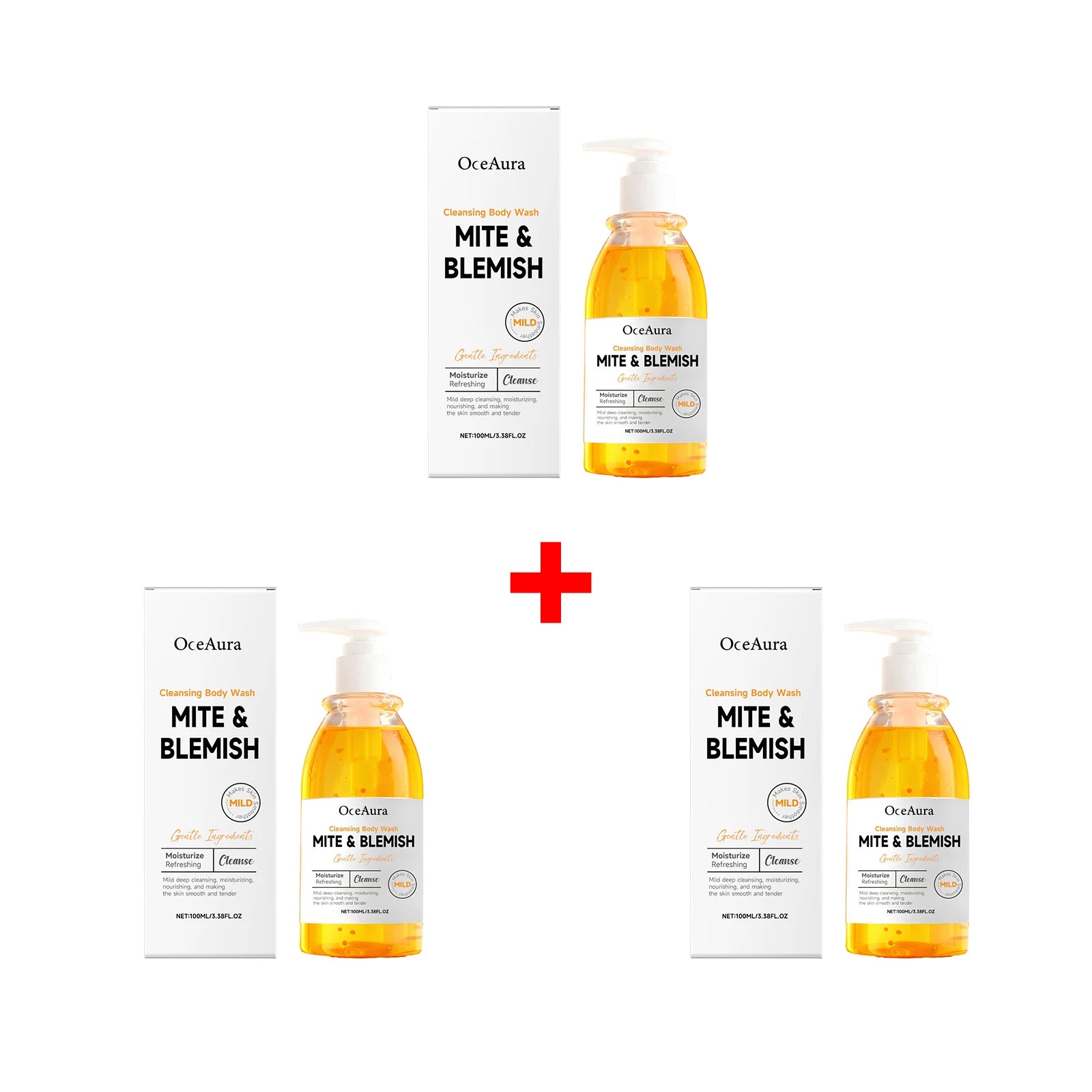 Anti-Mite and Acne Control Cleansing Body Wash for Oily Skin - 15