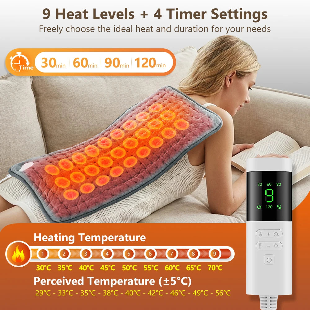 Electric Jade Stone Heating Pad for Pain Relief and Muscle Relaxation - 7