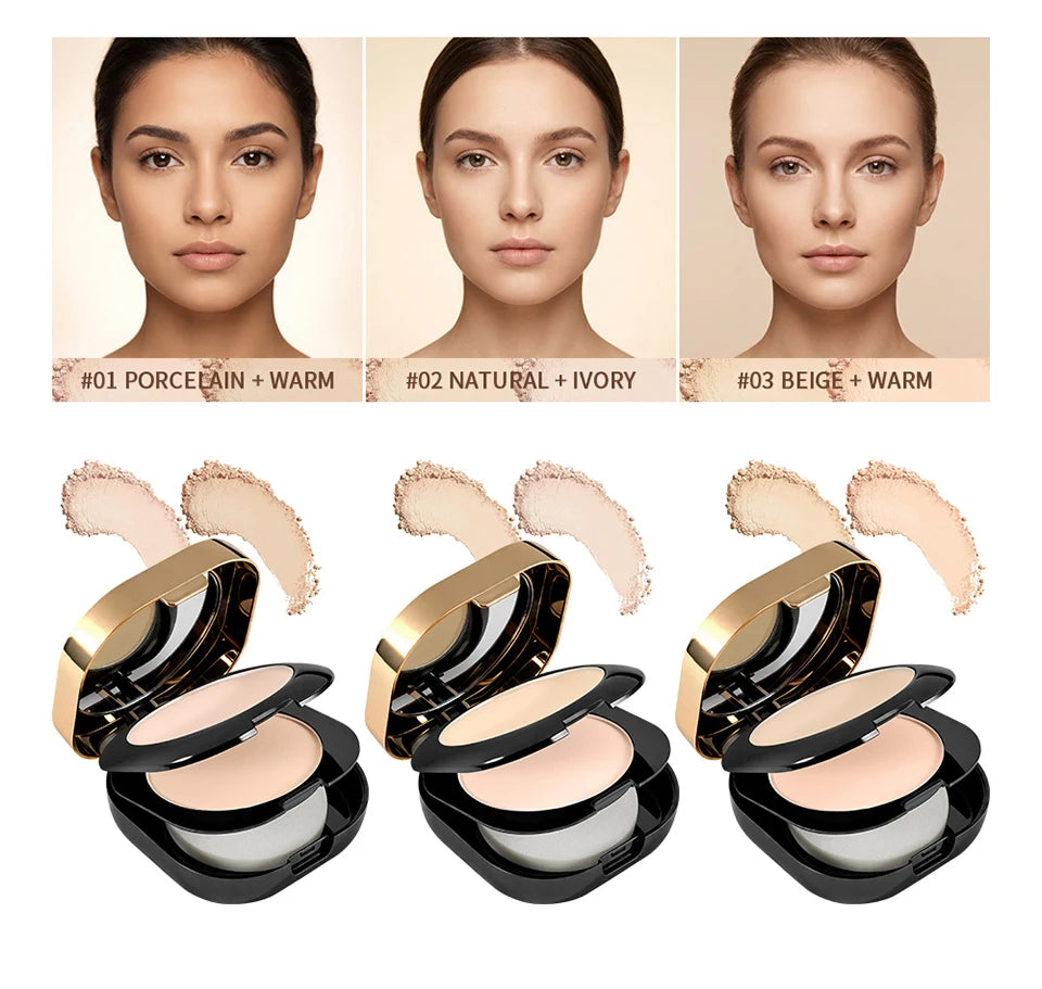 Double Layer Matte Setting Powder for Long-Lasting Oil Control and Coverage