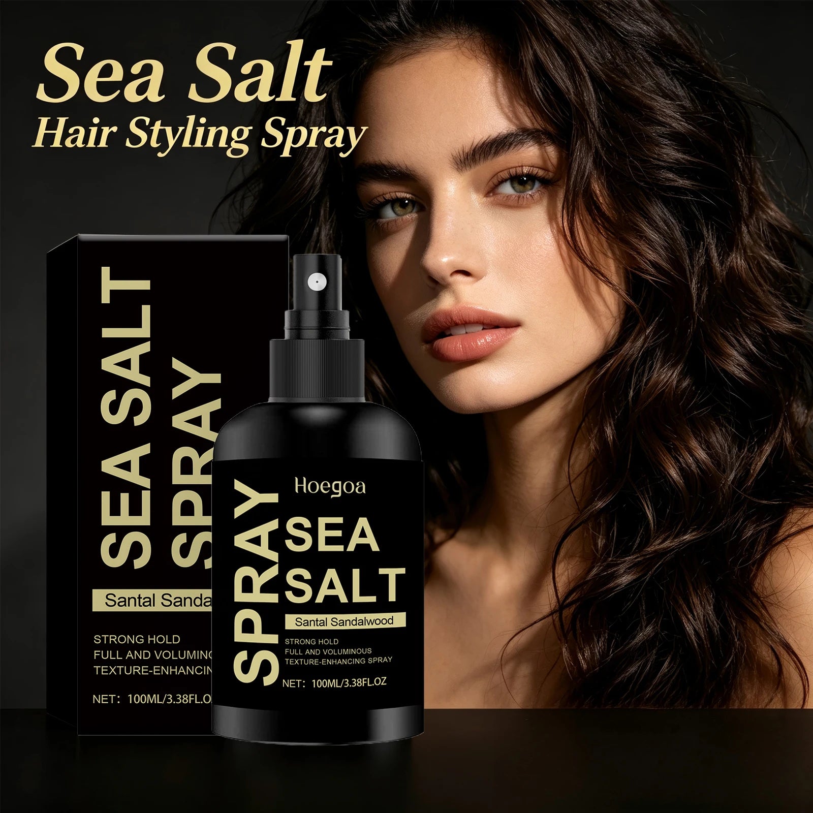 Volumizing Sea Salt Texturizing Hair Spray for Men and Women - 2