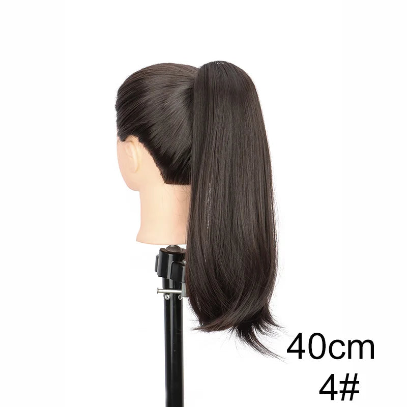 Synthetic Claw Clip Ponytail Hair Extension - 15