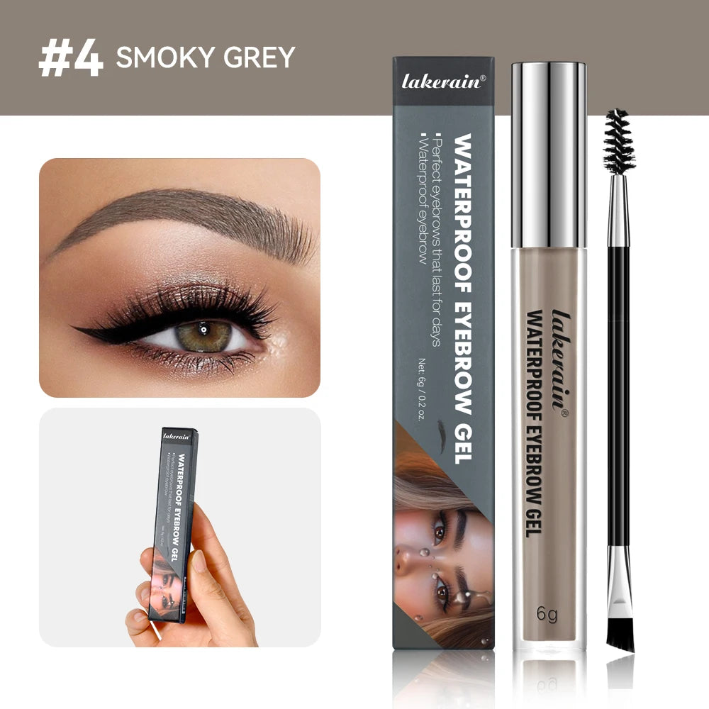 Waterproof Liquid Eyebrow Gel Set for Long-Lasting Natural Defined Brows - 18