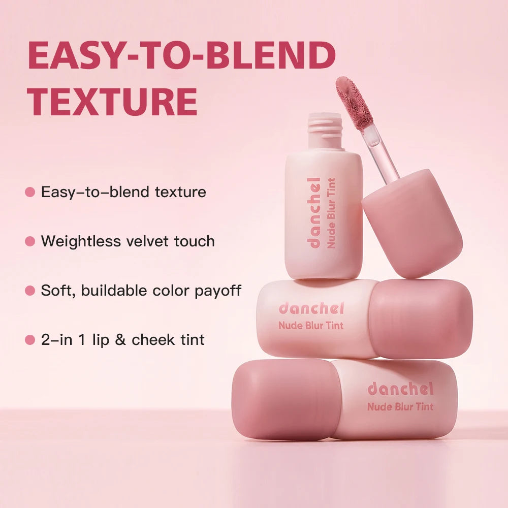 2-in-1 Velvet Matte Lip and Cheek Tint for Natural Daily Makeup - 8