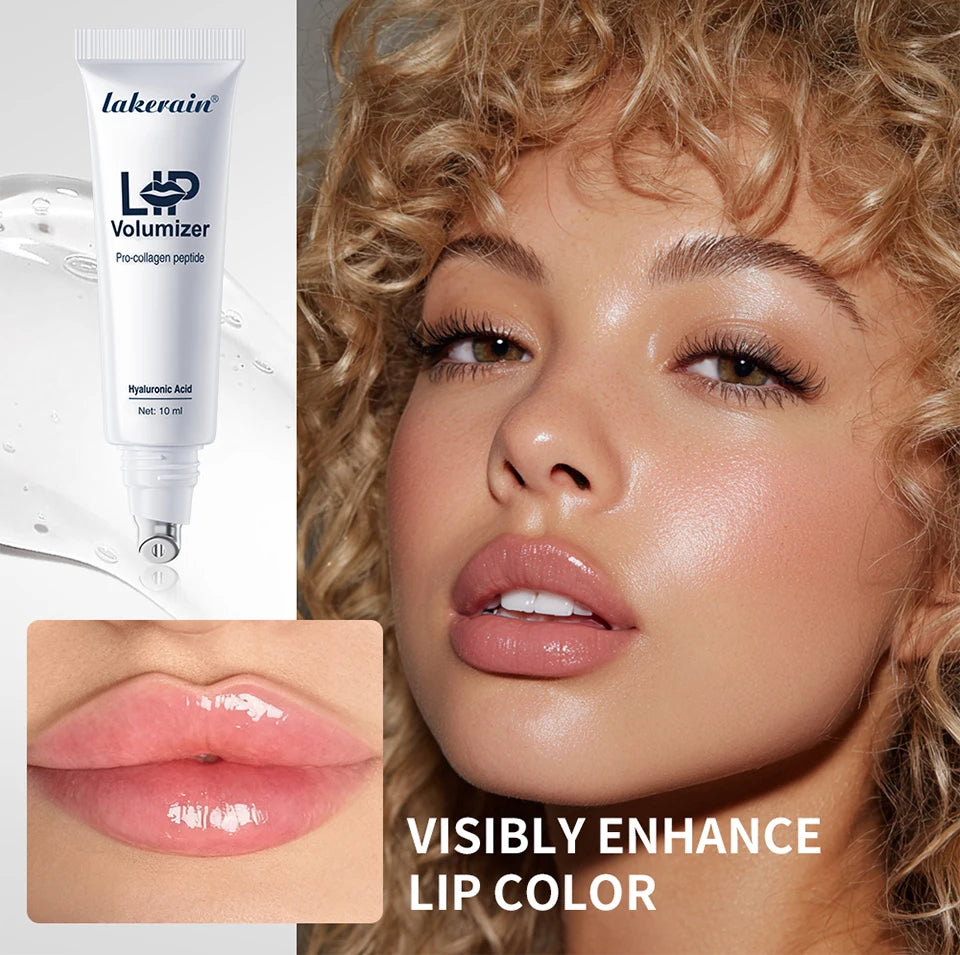 Hydrating Hyaluronic Acid Lip Plumper Oil for Smooth Glossy Finish - 11