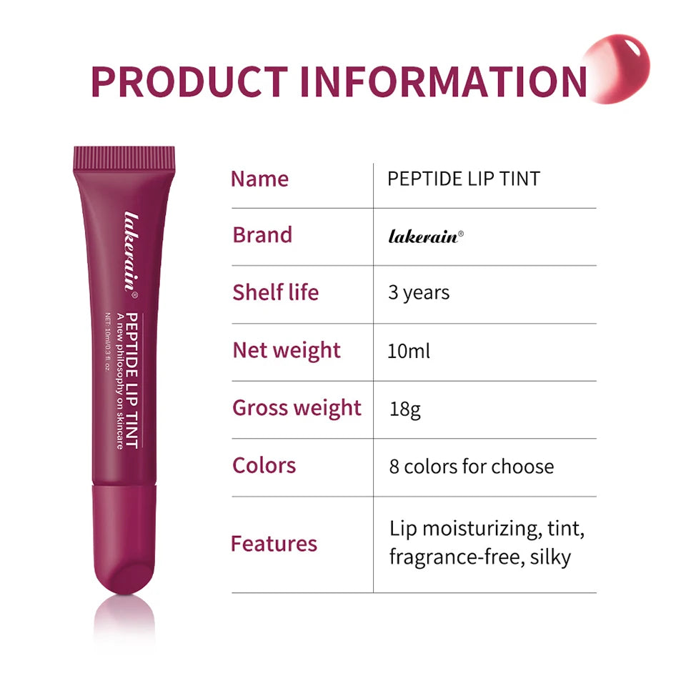 Peptide Moisturizing Lip Tint for Plump and Hydrated Glossy Lips - 21