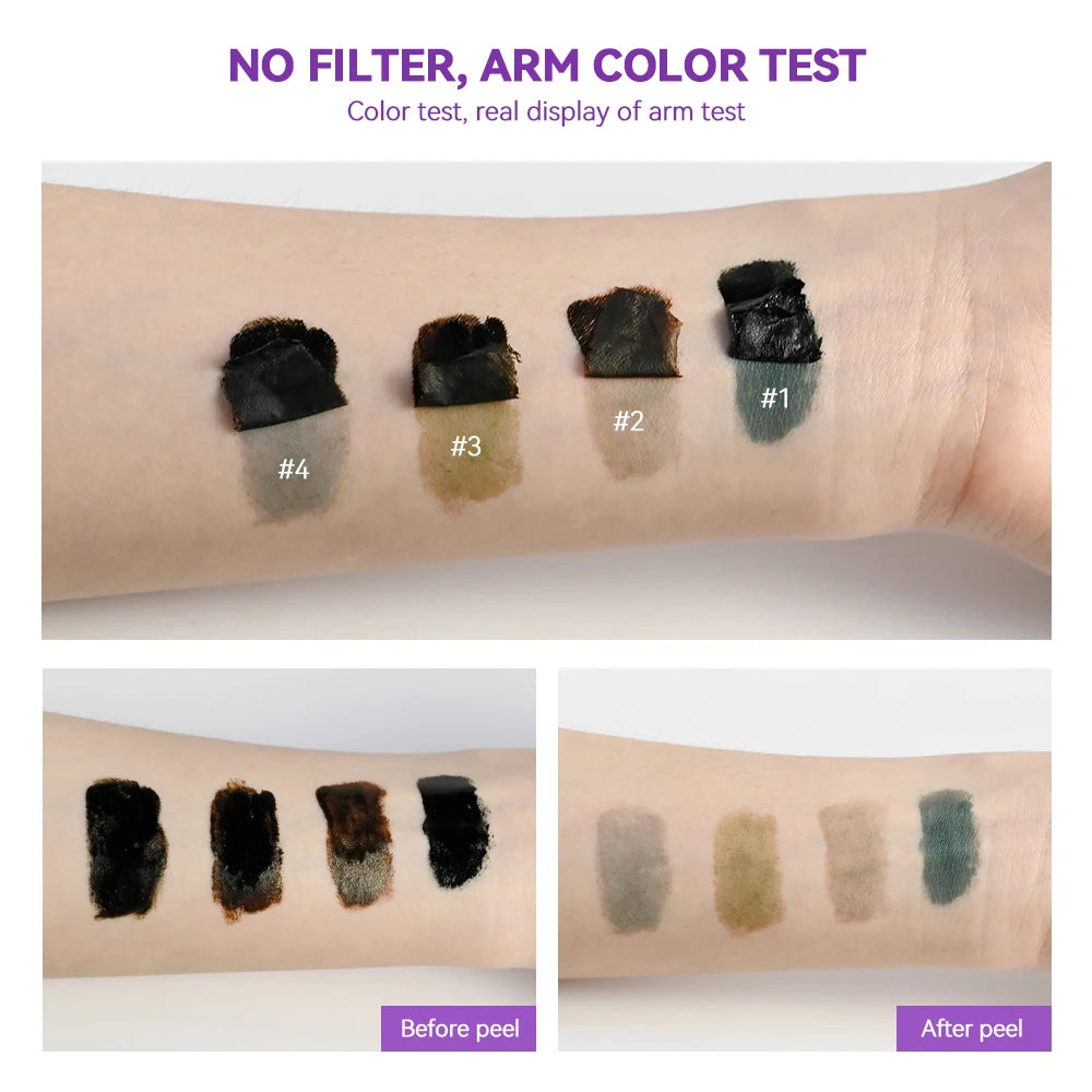 Long-Lasting Waterproof Peel-Off Eyebrow Tint Gel for Defined Brows