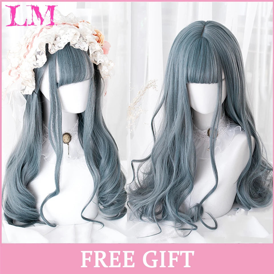 24-Inch Long Pink Cosplay Wig for Costumes - 25