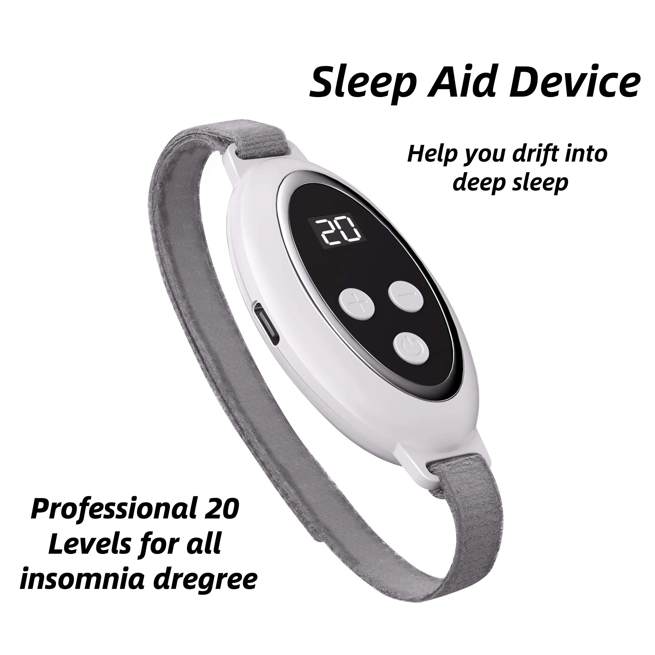 Microcurrent Handheld Sleep Aid Device for Insomnia and Anxiety Relief - 1