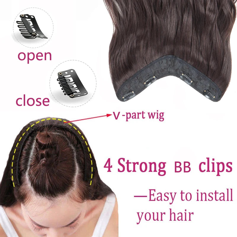 20-Inch Wavy Clip-In Hair Extension for Instant Volume