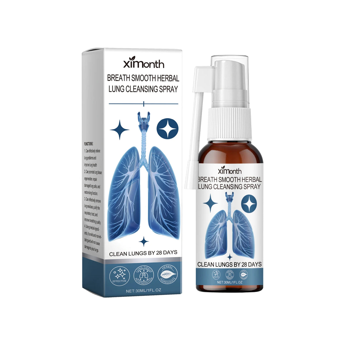 Herbal Lung Cleansing and Throat Soothing Care Spray