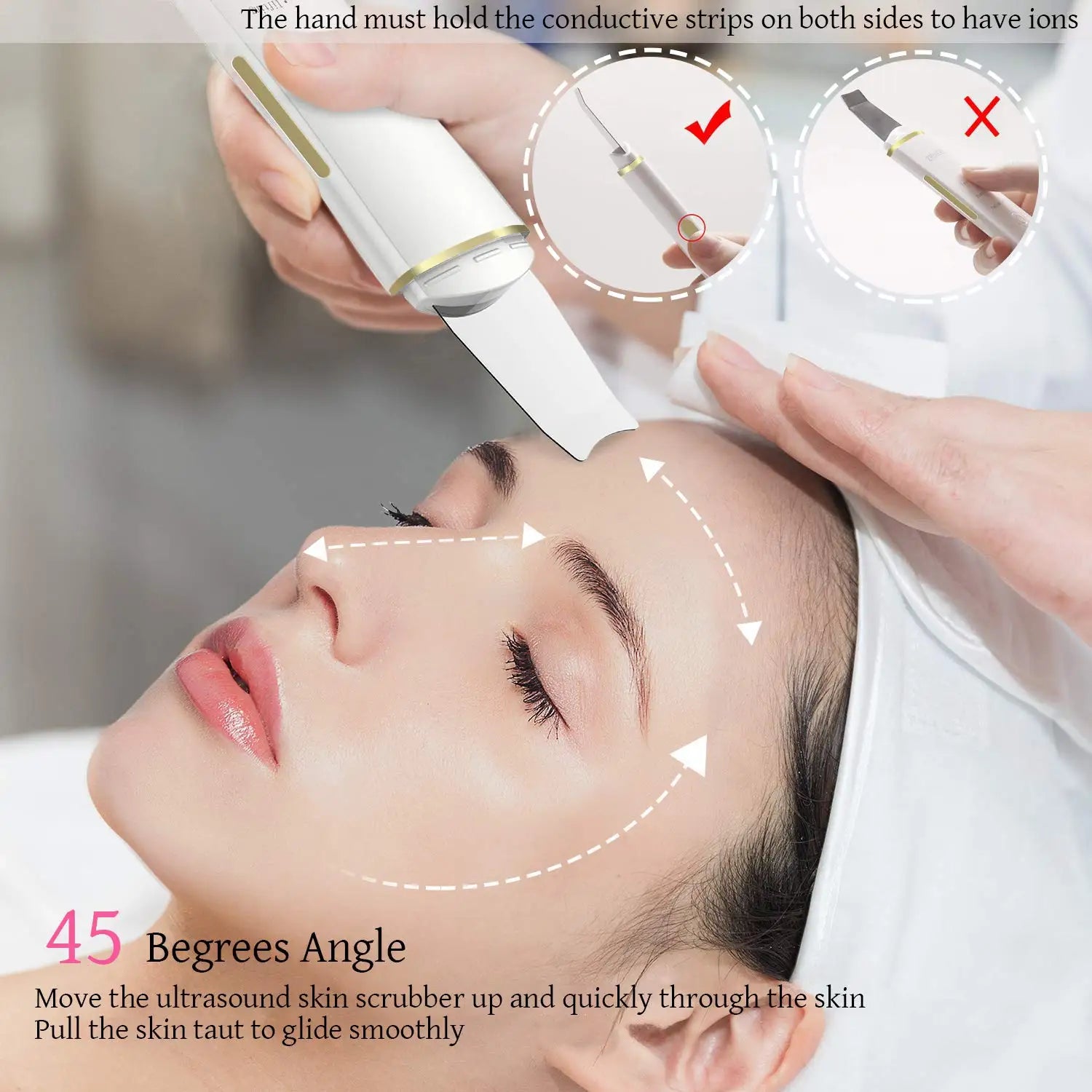 Ultrasonic Skin Scrubber Face Spatula for Deep Cleansing and Pore Care - 5