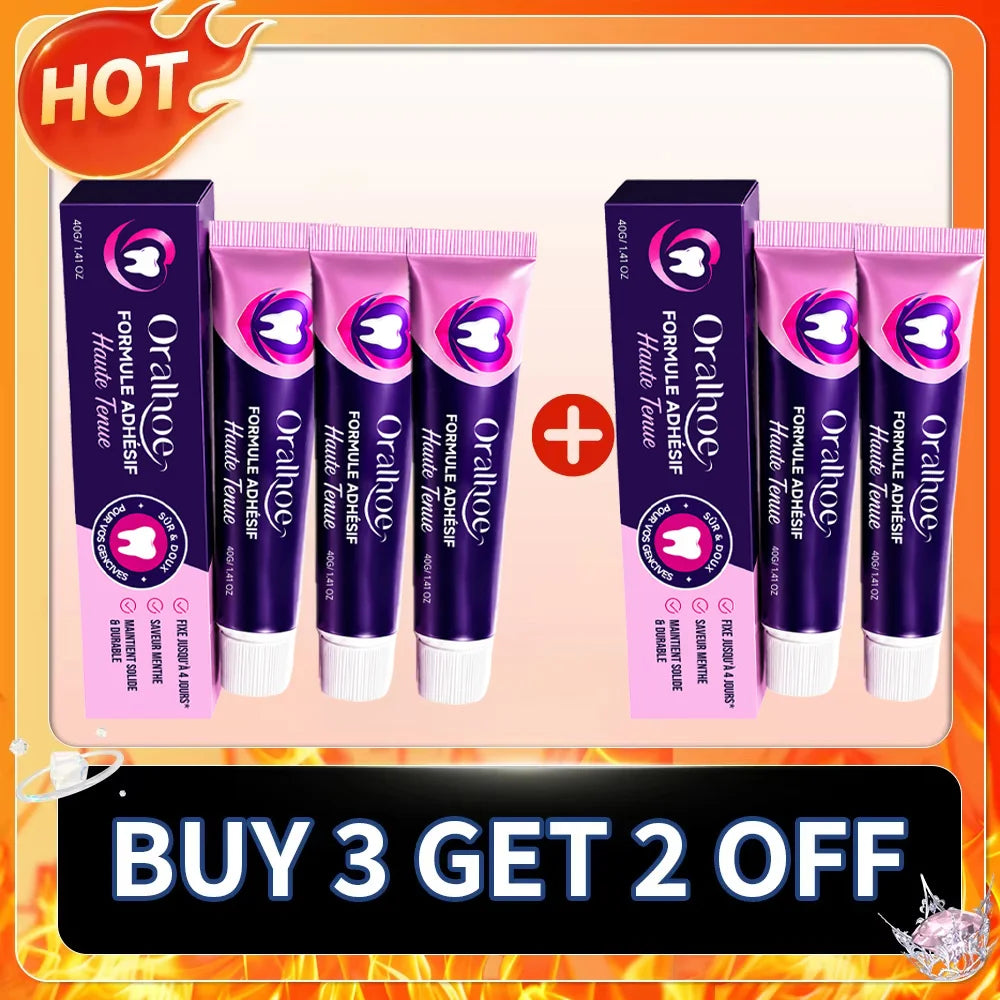 Soft Silicone Denture Reline Cushion and Stabilizing Adhesive Gel - 11