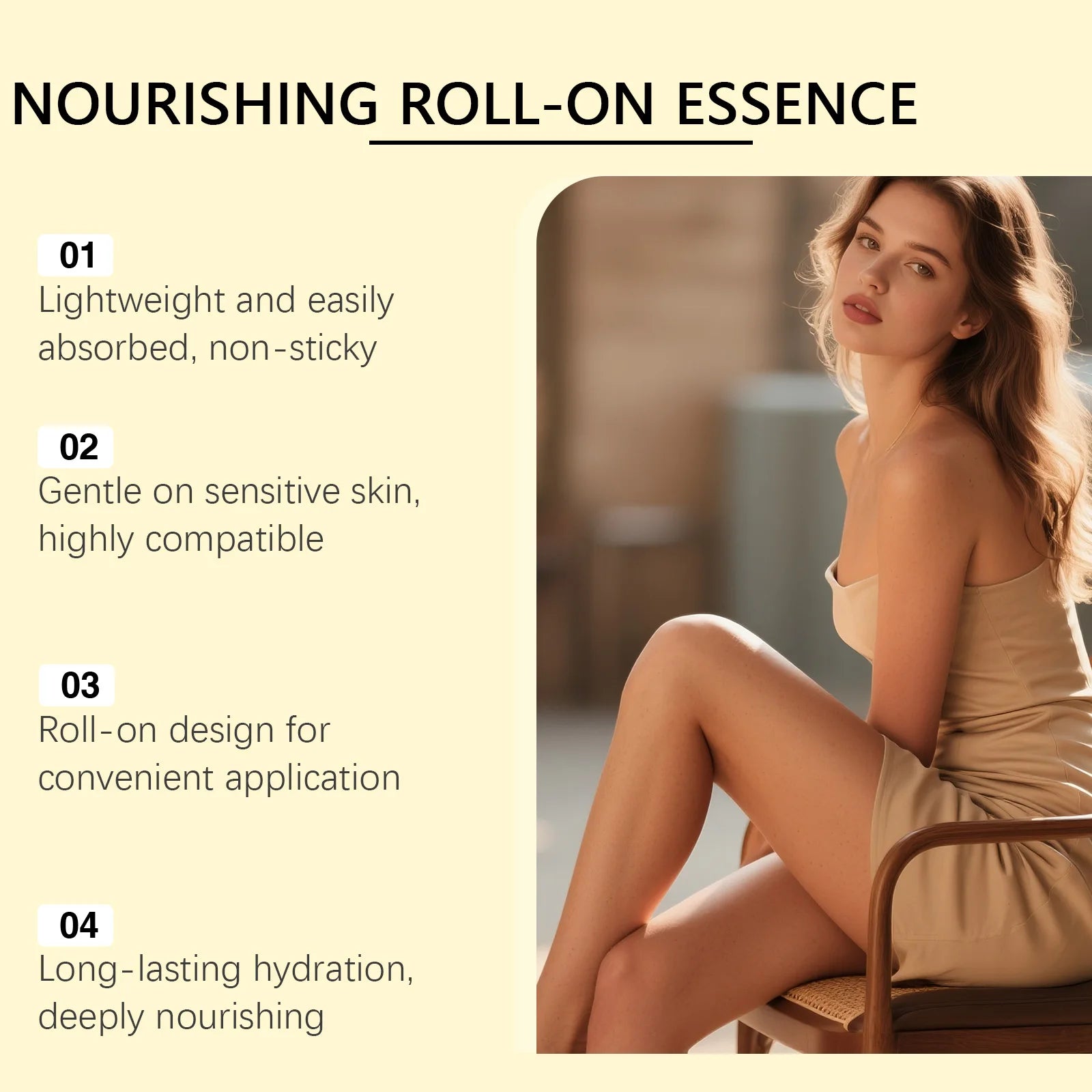 Soothing Roll-On Oil Essence for Skin Recovery After Hair Removal - 10