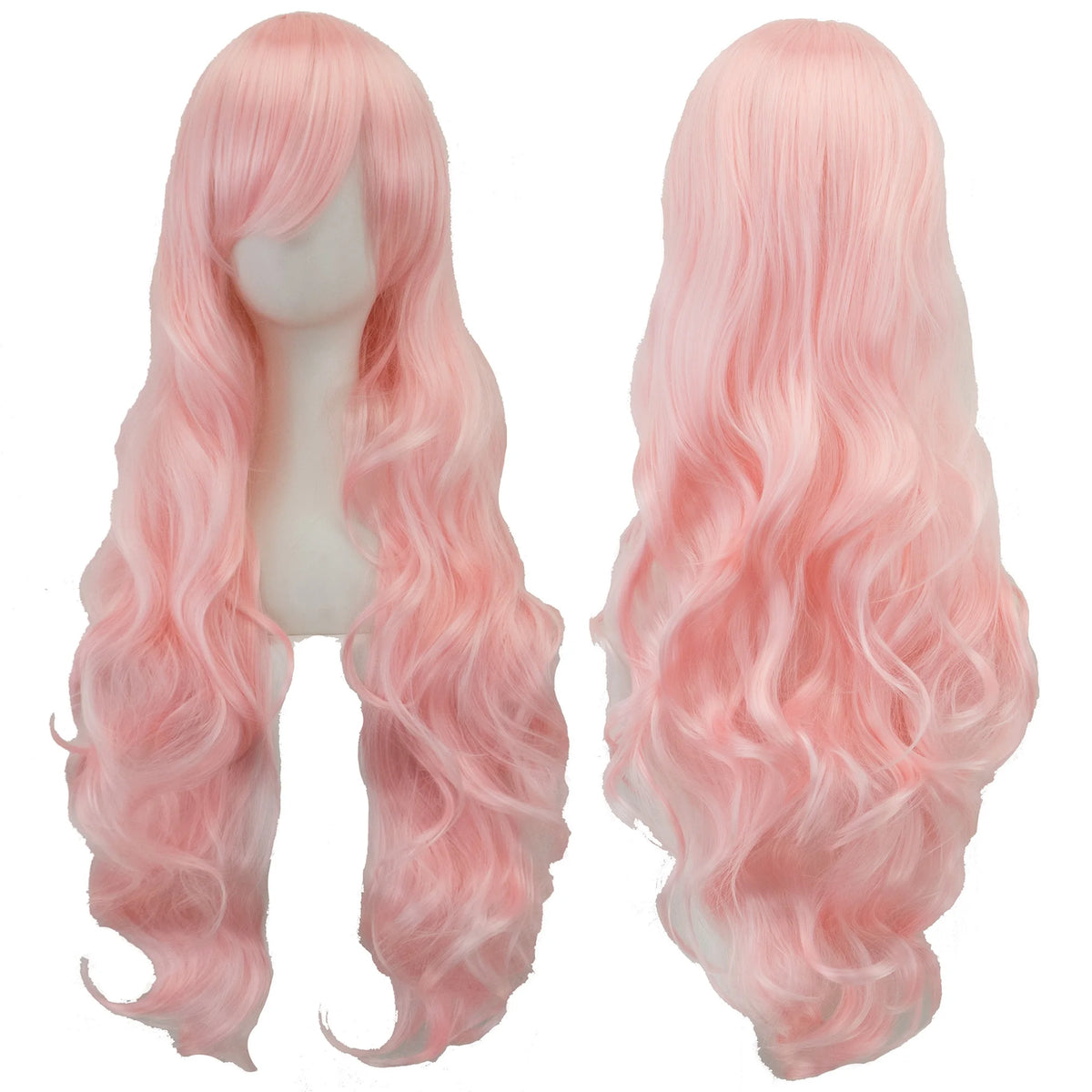 Long Curly Heat-Resistant Synthetic Cosplay Wig for Costume Parties