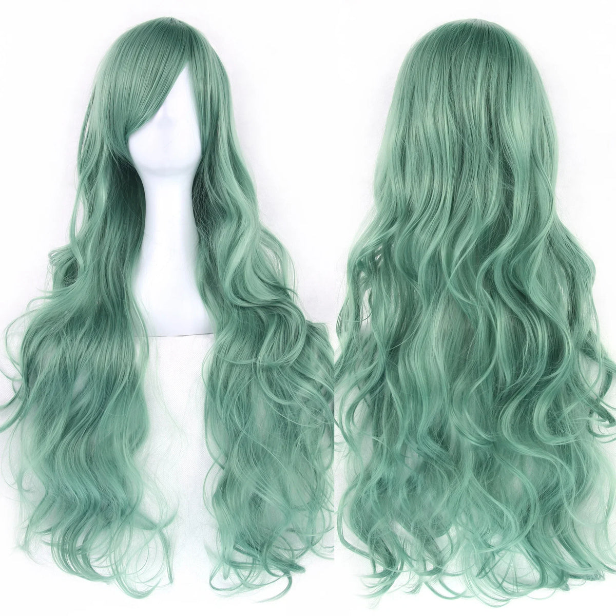 Long Curly Heat-Resistant Synthetic Cosplay Wig for Costume Parties