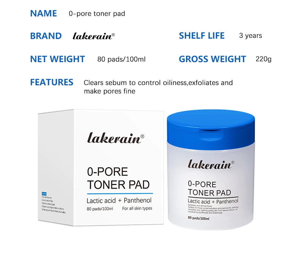 Pore Refining Toner Pad and Peptide Facial Serum Set for Glowing Skin - 16