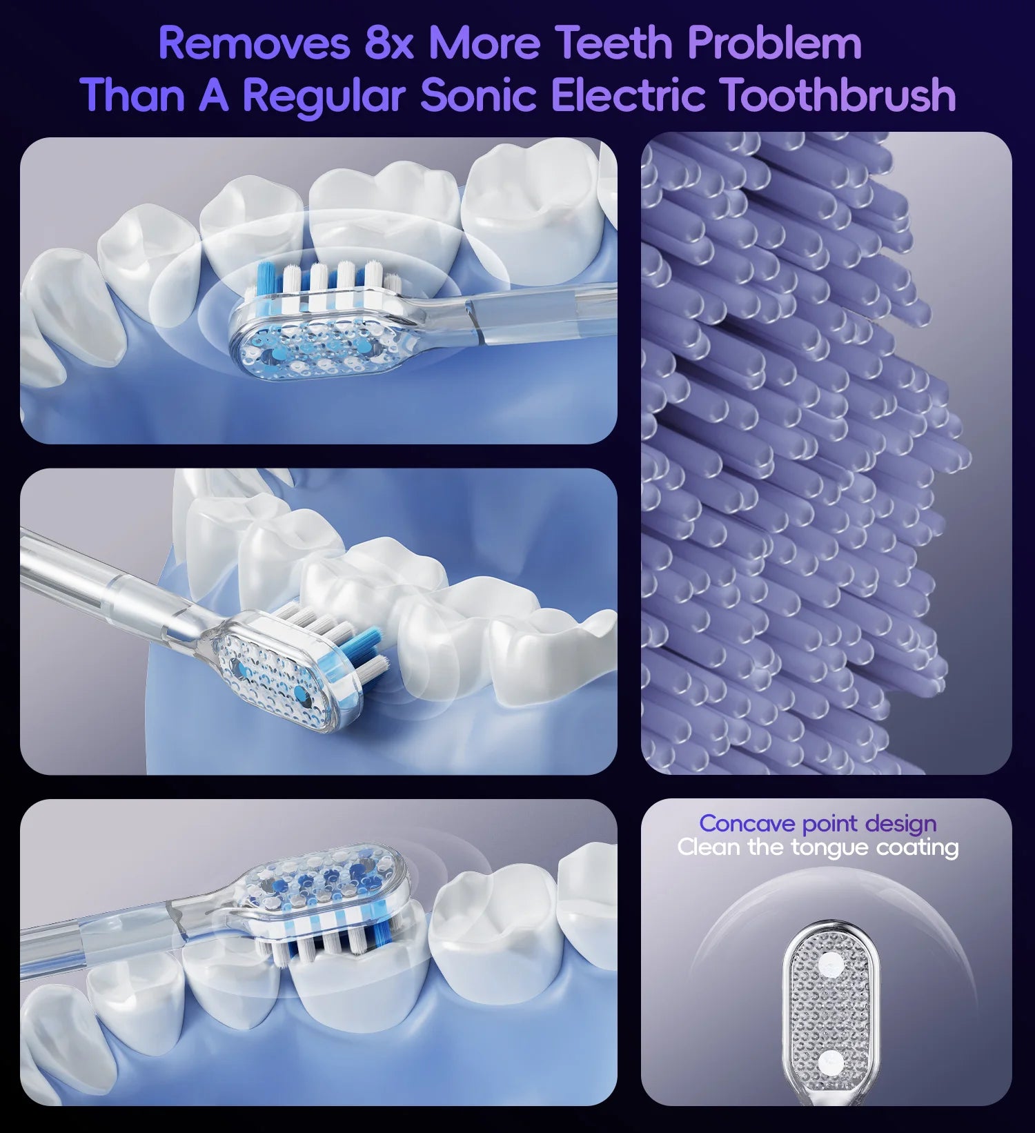 Portable Sonic Electric Toothbrush and Oral Water Flosser Hygiene Set - 23