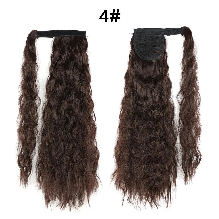 Long Wavy Synthetic Wrap Around Ponytail Extension for Instant Volume - 24