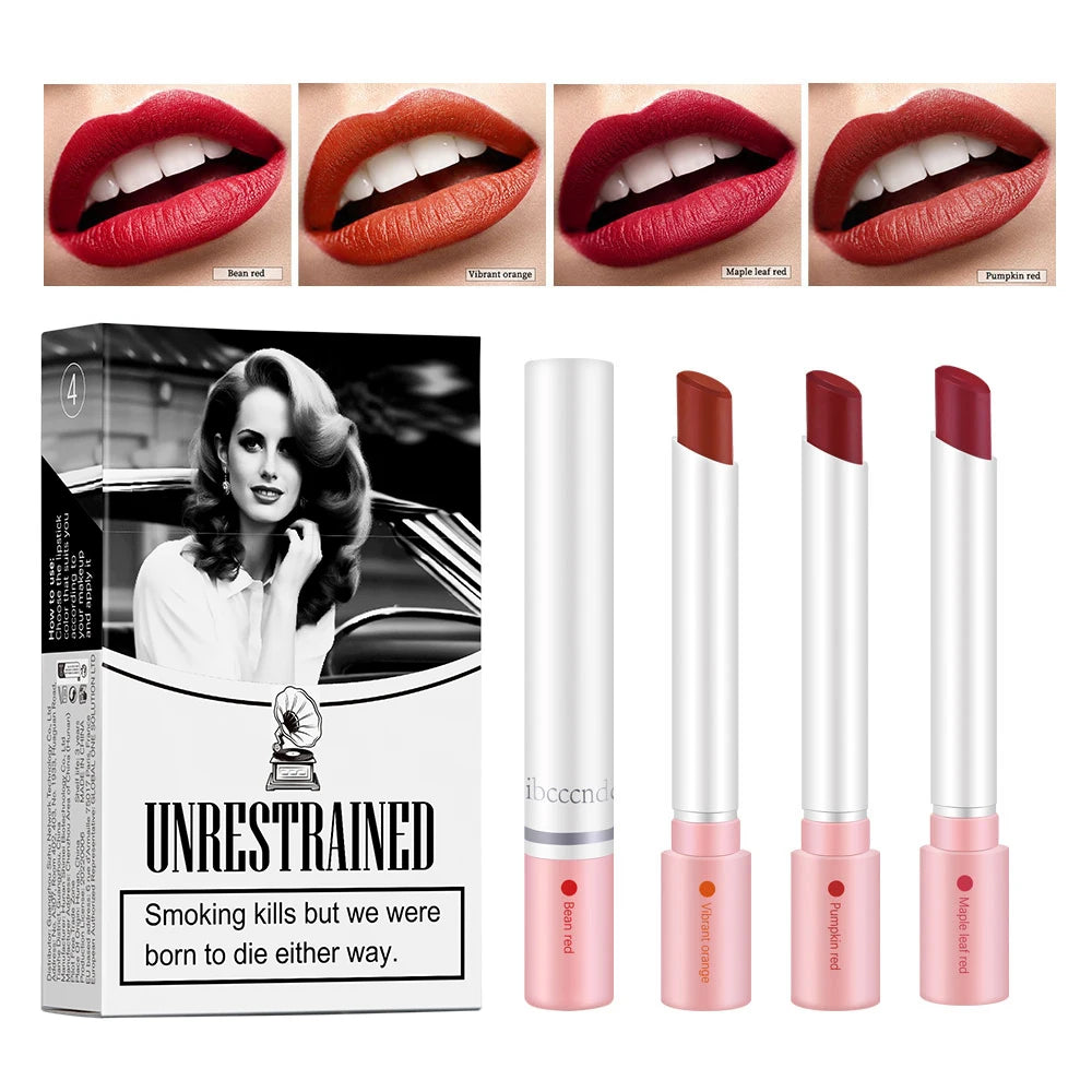 Matte Lipstick Set with Waterproof Long-Lasting Velvet Finish - 20