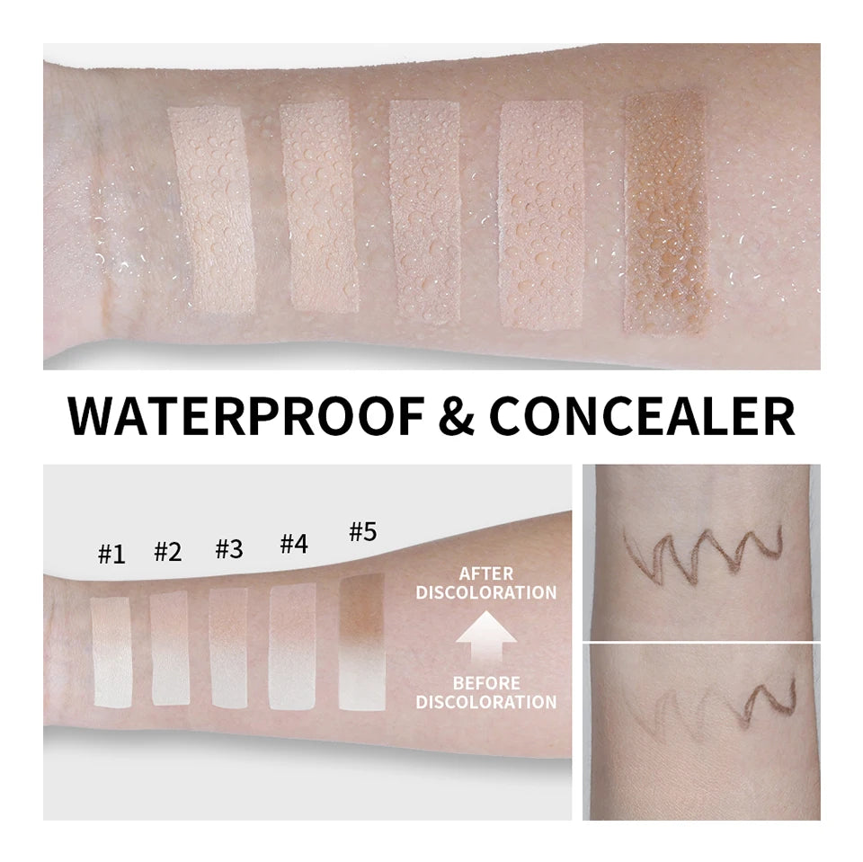 Creamy Blendable Foundation Stick with Built-in Detachable Brush