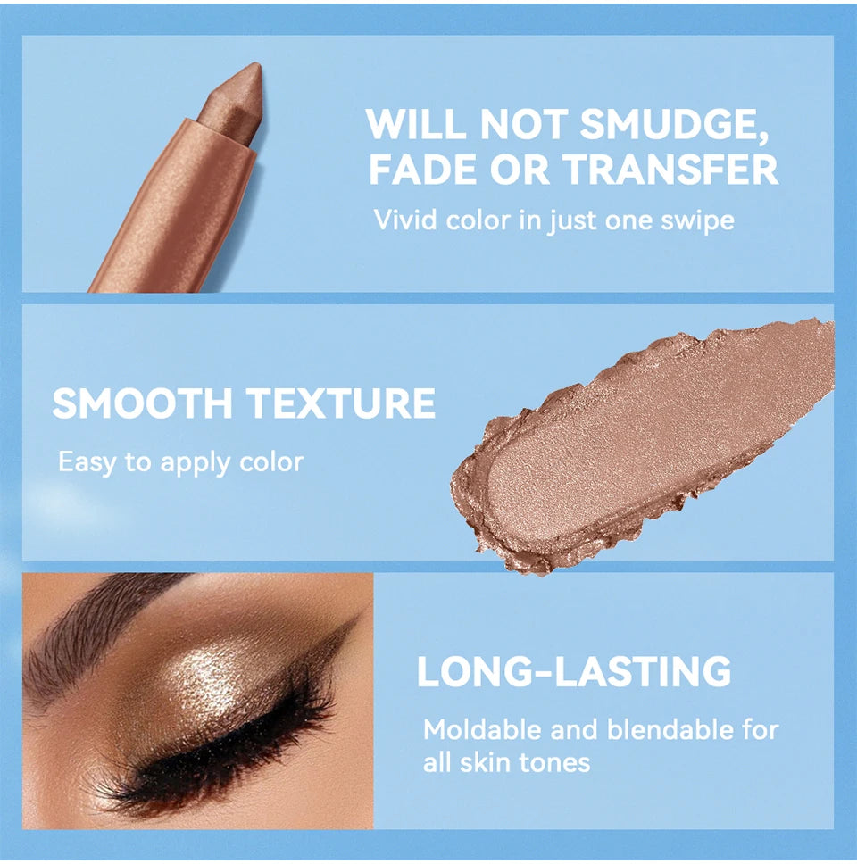 Long-Lasting Smudge-Proof Eyeshadow Stick for All-Day Wear
