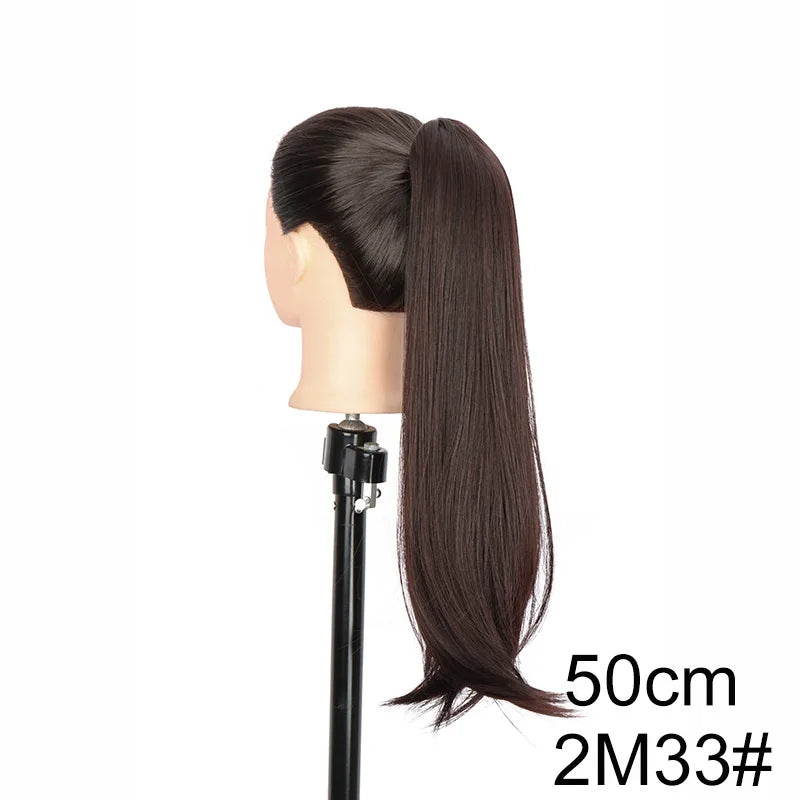 Synthetic Claw Clip Ponytail Hair Extension - 13