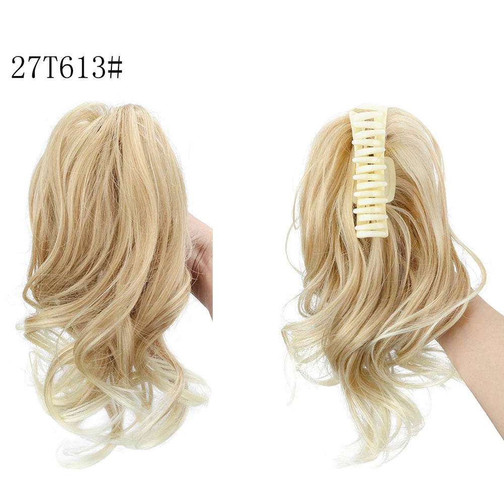 Curly Ponytail Claw Clip Hair Extension for Instant Voluminous Styles - 10
