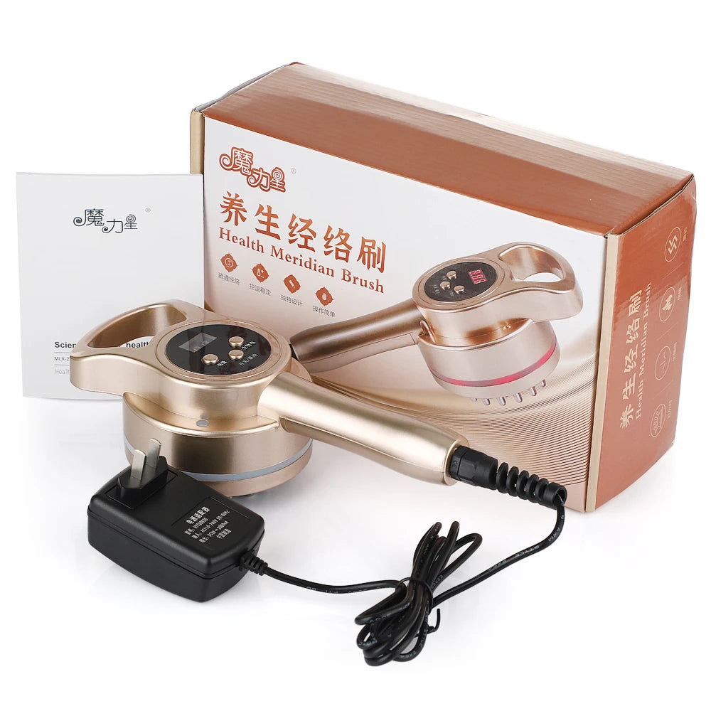 Electric Microcurrent Meridian Body Massager for Cellulite and Relaxation - 15