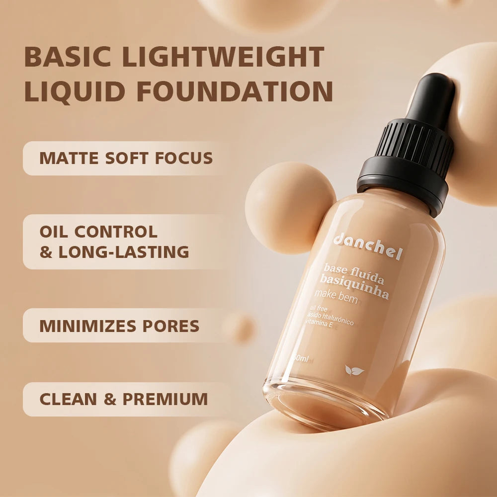 Matte Liquid Foundation for Pore Minimizing and Oil Control