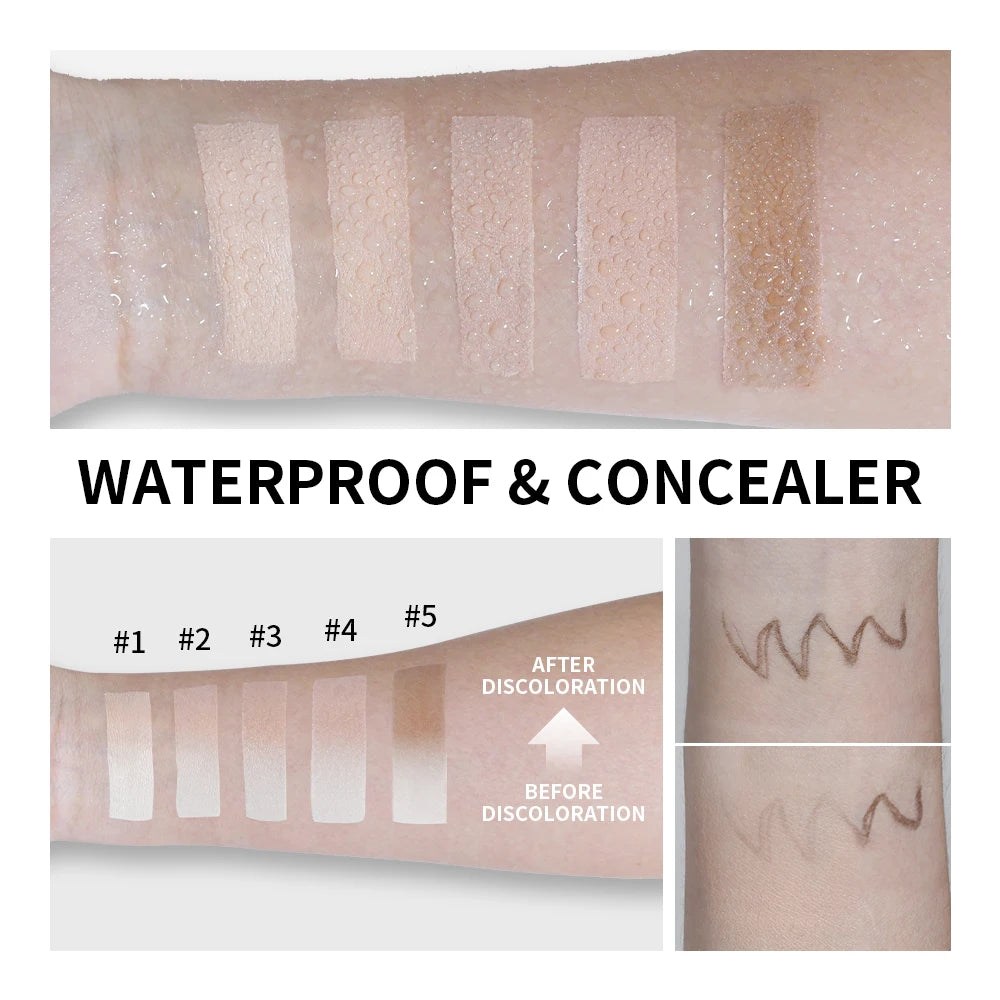 Creamy Blendable Foundation Stick with Built-in Detachable Brush