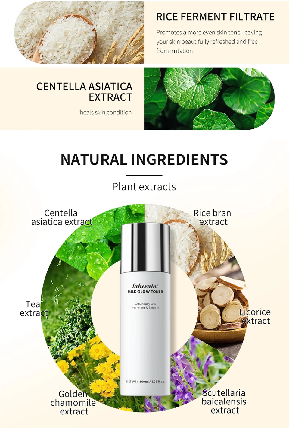 Brightening Milk Glow Face Toner for Hydrated and Radiant Skin - 12