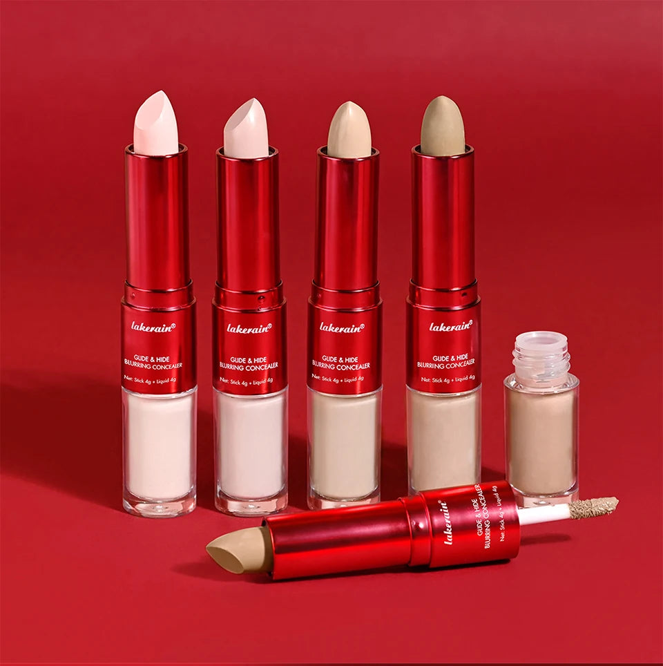 2-in-1 Blurring Concealer and Liquid Foundation for Flawless Full Coverage