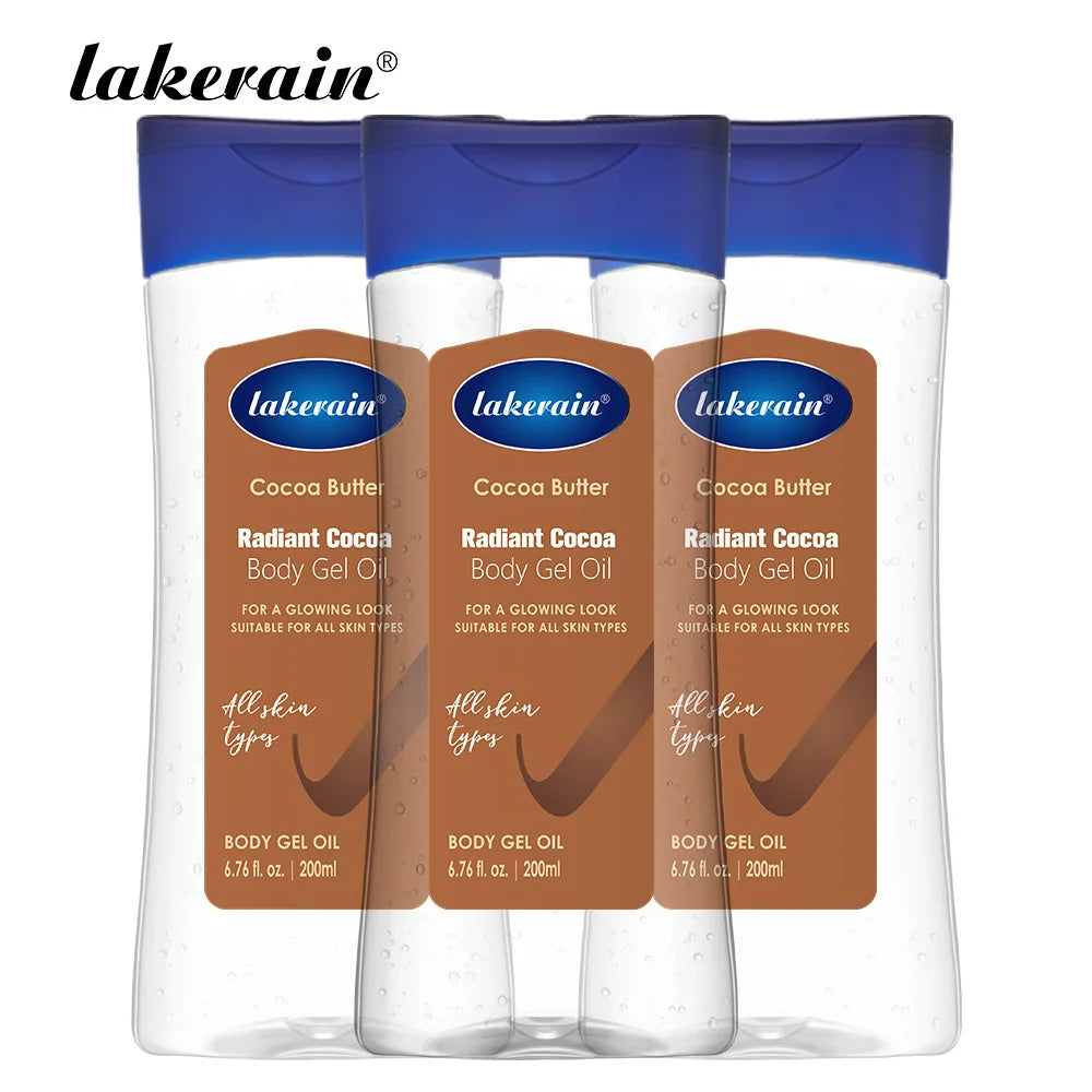 Radiant Cocoa Butter Body Gel Oil for Deep Hydration and Glowing Skin - 20